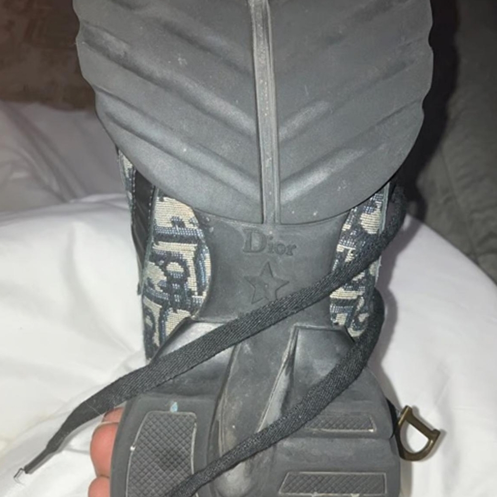 Dior Black and Gray Boots
